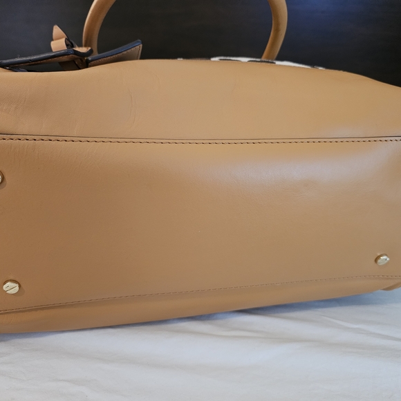 Tory Burch Leopard Print Bag in Tan and Black - Picture 7 of 14